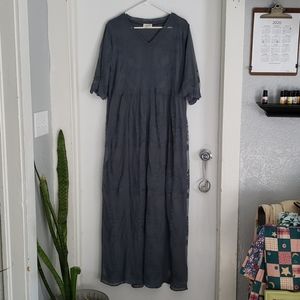 Bellflower Charcoal Lace Maxi Dress